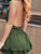 V Neck Slip Sundress Ruched Irregular Hem Summer Deep Backless Sexy Big Backless Sleeveless Dress V Neck Slip Sundress Ruched Irregular Hem Summer Deep Backless Sexy Big Backless Sleeveless Dress