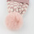 New Kids Winter Plaid Knitted Hat For Boys Girls Faux Fur Pompom Beanie Crochet Warm Baby Cap