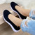 Ladies Handmade Solid Color Women Shoes Classic Casual Flat Heel Shoes Comfortable Non-slip Sneakers