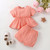0-24M 2Pcs Summer Newborn Baby Girls Boys Clothes Casual Short Sleeve Tops T-shirt+Shorts Toddler Infant Outfit Sets