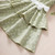 1-6 Years Kids Toddler Girls New Spring Summer Solid Color Ruffle Flower Sleeveless Princess Dress Green Pretty Clothing Girls