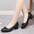 Women Pumps Pointed Toe Office Ladies Shoes Butterfly Boat Shoes Black Comfortable Slip on