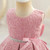 Girls Wedding Party Dress Flower Girl Princess Lace Bow Tutu Banquet Wedding Party Prom Dress Pageant Ball Gown