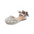 Children Summer Sandals Low Heels Crystal Sparkling Baby Princess Breathable Birthday Shoe Child Girl