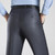 Summer Business Thin Suit Pants For Men Spring Autumn Male Formal Solid Silk Long Dress Pants Baggy Office Trousers