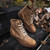 Mens Autumn High-top British Style Khaki Tooling Boots Young Man Casual Leather Shoes