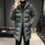 Men Long Down Jackets Winter Coats Hooded Casual Winter Parkas High Quality Male Green Warm Parkas Coats