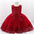Newborn Baby Dress Infant Baptism Princess Dress 1st Birthday Dress For Baby Girl Red Lace Wedding Party Dress Baby Girl Clothes