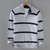 Winter Fall Mens Polo Collar Vintage Striped Sweater Student Campus Fresh Style Turtleneck Pullovers Knitwear