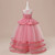 Girls Dress New Flower Girls Evening Dress High-end Tulle Embroidery Long Dress Birthday Wedding Dress