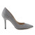 Women Silver Wedding Pumps Solid High Heels Ladies Handmade Shoes Pointed Toe Satin Thin Heel