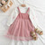 Girls Dress Baby Girl Clothes Dresses Spring Autumn Sets Lace Bow T-shirt + Strap skirt 2pcs Suit Girl Lace Kids Outfits