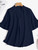 Oversized Office Blusas Summer Solid Color Women Blouse V-Neck Short Sleeve Tunic Tops Femme Casual Elegant Shirt