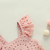 Girls Flying Sleeve Dress Kids Summer  Solid Color Lace Hollow-Out Square-Neck Princess Dress For 1-5 Years