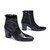 Mens High Heel Genuine Leather Chelsea Casual Ankle Boots British Trendy Leisure Business Dress Short Boots Men