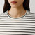 Elegant Stripe Loose T-shirt Women Street Casual O Neck Short Sleeve Tops Female Aesthetic All-match Striped Tshirt Ladies