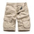 Cargo Shorts Men Cotton Bermuda Male Summer Military Style Straight Work Pockets Black Short Pants Casual Army Green Shorts Man