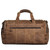 Vintage Brown Coffee Genuine Leather Women Men Travel Bag Male Messenger Duffle Bags