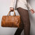 Vintage Brown Black Thick Genuine Leather Business Men Women Travel Bag Female Male Messenger Duffle Bag