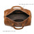 Vintage Brown Black Thick Genuine Leather Business Men Women Travel Bag Female Male Messenger Duffle Bag