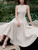 Female Fashion Sleeveless Party Dress High Waist Elegant Temperament Patchwork Design Dresses Spring