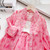 Autumn Baby Clothes Girls Pink Leopard 3 Piece Spring Kids Love Sling Vest Long Shirts 4-12 Y Girl Casual Clothing Suit