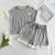 Children wear girls short sleeved shorts suit cotton summer children summer clothes baby sportswear