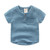 Linen Boy Shirt Summer Short Sleeve Kids Pocket Design Shirts for Boys Clothes Toddler Boys Clothing Children