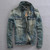 Spring and autumn retro old men denim jacket youth of the slim jacket stretch denim clothes gown