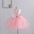 Girl Dresses Costume Clothes Flower Girl Party Birthday Ball Gown Baby Kids Toddler Children two Bowknot