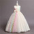 Elegant Girl Dress Christmas Princess Evening Party Dress For Kids Girl