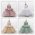 Princess Dress Retro Formal Clothing Christmas Flower Girl Elegant Kids Dresses for Girls