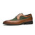 Men Brogue Shoes Square Toe Lace-up Green Men Dress Shoes Free Shipping Handmade Men Shoes