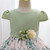 Childrens Dress Up Floral Fashion Girl Birthday Dress Short Sleeve Sweet Flowers Clothes With Waistband Appliques