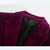 Women Single Button Velvet Blazer Coat Vintage Long Sleeve Flap Pockets Female Outerwear Chic Veste Suits