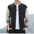 Spring Autumn Men Baseball Jacket Stand Collar Style Casual Jackets and Coats Male Slim Fit Bomber Jacket