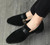 Fashion Men Suede British Pointed Buckle Shoes Male Wedding Dress Prom Gentleman Shoes Sapato Social