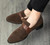 Fashion Men Suede British Pointed Buckle Shoes Male Wedding Dress Prom Gentleman Shoes Sapato Social