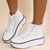 Chunky Platform High Top Sneakers Women Spring Lace Up Casual Shoes Woman White Thick Bottom Canvas Sneakers