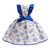 Girls Kids Flower Elegant Causal Princess Party Dresses Children Clothing Christmas Birthday Wedding Baby 3-10 Years-1