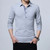 T Shirt Men Long Sleeve Turn down Collar Slim Fit Business Casual Cotton Tshirts Mens Clothing