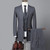 (Jacket + Vest + Pants)  Striped Suit Men Business Casual Formal Workwear Gentleman Party Prom Slim Tuxedo Groom Wedding Dress