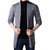 Sweater Jacket Men Slim Long Solid Color Men Casual Sweater Cardigan Coats