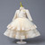 Dresses Kids Gown 4pcs Set Pearls Appliques Long Sleeve Children Party Girls Clothes 2 To 8 Years With Coat