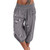 Capris Pants Women High Waist Harem Pants Lightweight Streetwear Female Pocket Baggy Capri Jogger Trousers Bottoms