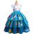 Girls Elegant Cake Dresses Teenager Dress Kids Sleeveless Princess Clothing Children Party Wedding