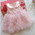 Newborn Baby Girl Dress Pink Beads Lace Infant Baptism Christening Gown Baby 1st Birthday Princess Dresses Pageant Party Costume