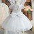 Baby 1 Year Birthday Party Dress for Evening Prom Kids Flower Wedding Lace Dresses Princess Christening Girl Gown Tulle Vestidos