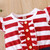 1-5 Years Kids Toddler Baby Girl Summer Dress Striped Stars Fly Sleeve Casual Clothing Celebrating Lndependence Day Skirt