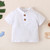 Infant Baby Boy Clothes Set White Short Sleeves T-shirt Shorts Summer Daily Casual Outfit for Toddler Boy